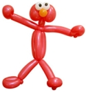 Balloon Art - Elmo Balloon Art - Elmo