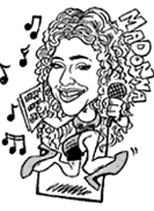 Caricaturist - Madonna Caricaturist - Madonna